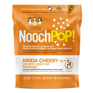 Noochpop Kinda Cheesy Popcorn