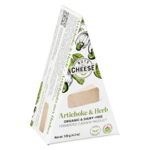 NUTS FOR CHEESE- Artichoke & Herb